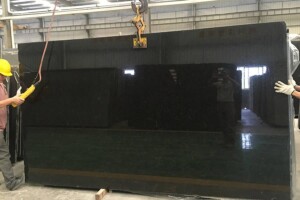 Artificial pure white quartz countertop laminated edge