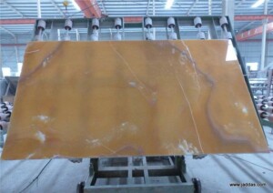 Agate onyx yellow marble slab - Jaddas Stone