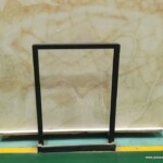 Backlit transcelunt yellow slab and tiles for countertops