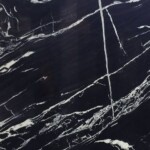 Baroque black marble slab with competitive price