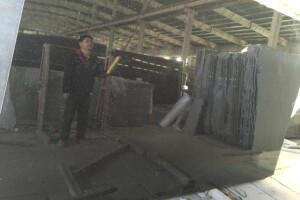 Black Galaxy Granite, High Quality Black Granite Slab