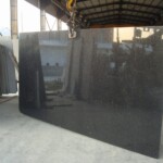 Black Galaxy Granite, High Quality Black Granite Slab