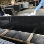 Black Galaxy Granite, High Quality Black Granite Slab