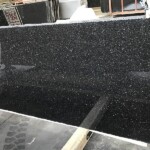 Black Galaxy Granite, High Quality Black Granite Slab