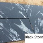 Black Storm Granite, High Quality Black Granite Slab