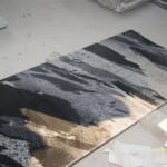 Black Storm Granite, High Quality Black Granite Slab