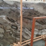 Brown oniciata marble slab with competitive price