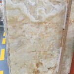 Champagne onyx slab and tiles for countertops
