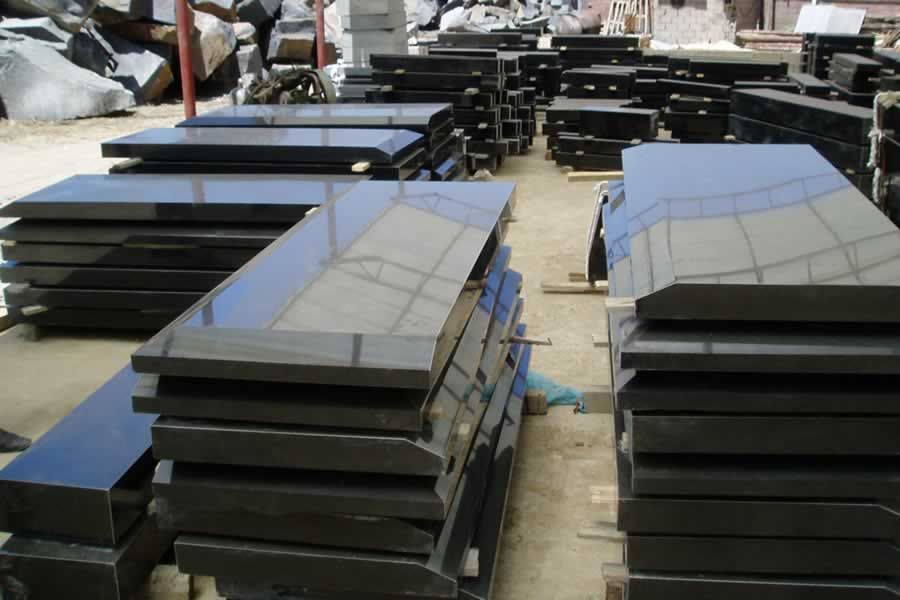 China Black Granite Slab