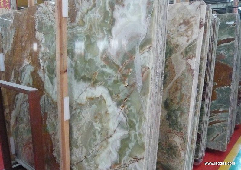 China natural green onyx slab and tiles for countertops