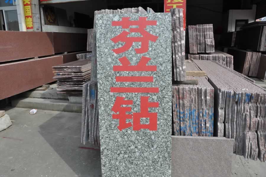 Diamond grey granite