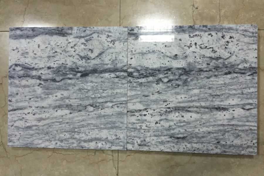 Diamond white granite