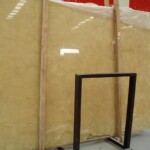 Golden onyx slab and tiles for countertops