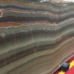 Green baoboo onyx slab and tiles for countertops
