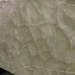 Grey pearl onyx slab and tiles for countertops