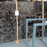 Jazz black marble slab with competitive price