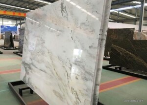 Landscape painting chinese onyx slab and tiles for countertops