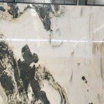 Landscape painting chinese onyx slab and tiles for countertops