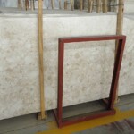 Leaf beige marble slab with competitive price