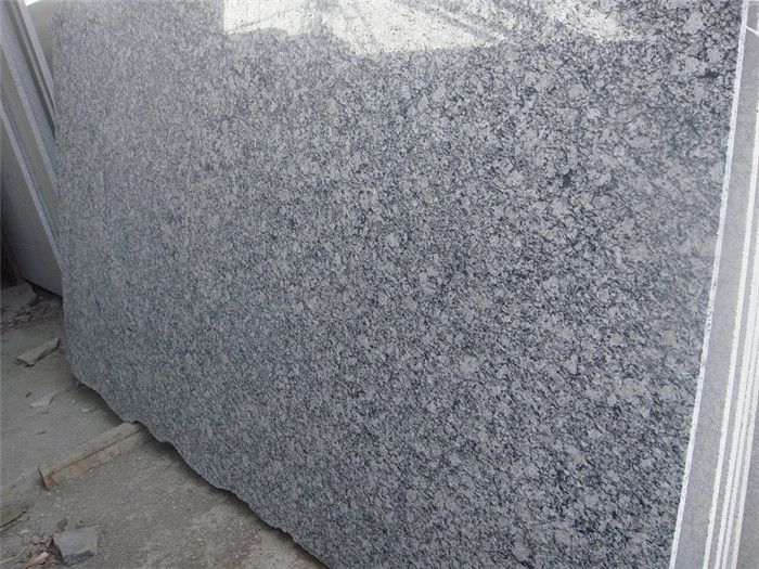 Spary White Granite Slab