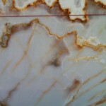 White gold onyx slab and tiles for countertops