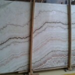 White marble onyx slab and tiles for countertops