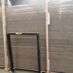 Wooden coffee marble slab with competitive price
