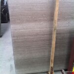 Wooden grey marble slab with competitive price